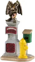 Lemax gargoyle comfort station accessoire Spooky Town 2026