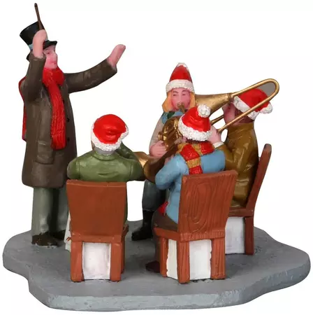Lemax gazebo band kerstdorp tafereel 2013 - afbeelding 4