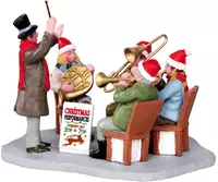 Lemax gazebo band kerstdorp tafereel 2013 - afbeelding 1