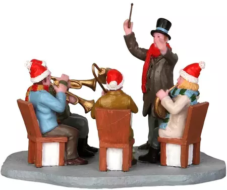 Lemax gazebo band kerstdorp tafereel 2013 - afbeelding 3