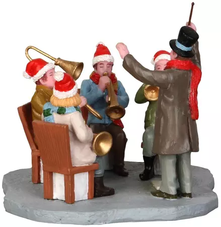 Lemax gazebo band kerstdorp tafereel 2013 - afbeelding 2