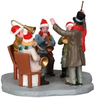 Lemax gazebo band kerstdorp tafereel 2013 - afbeelding 2