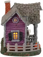 Lemax ghost cottage verlicht tafereel Spooky Town 2023 - afbeelding 2