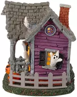 Lemax ghost cottage verlicht tafereel Spooky Town 2023 - afbeelding 3
