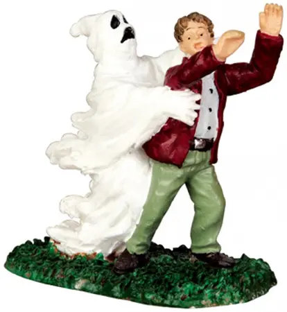 Lemax ghost grasps victim halloween figuur Spooky Town 2014