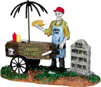 Lemax ghoul hot dog vendor halloween figuur Spooky Town 