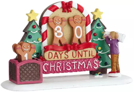 Lemax gingerbread countdown kerstdorp tafereel 2020 - afbeelding 1