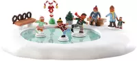 Lemax gingerbread skating pond bewegende schaatsbaan Sugar 'N' Spice 2018