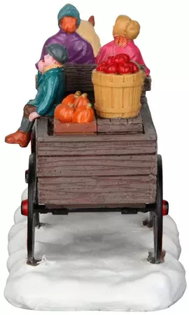 Lemax going to market kerstdorp tafereel Harvest Crossing 2016 - afbeelding 4