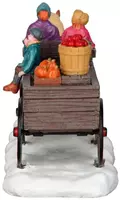 Lemax going to market kerstdorp tafereel Harvest Crossing 2016 - afbeelding 4