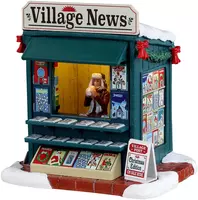 Lemax good news day verlicht kerstdorp tafereel Caddington Village 2023 - afbeelding 1