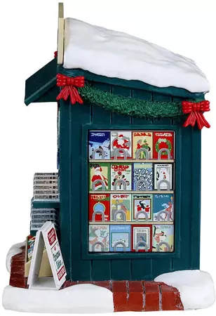 Lemax good news day verlicht kerstdorp tafereel Caddington Village 2023 - afbeelding 3