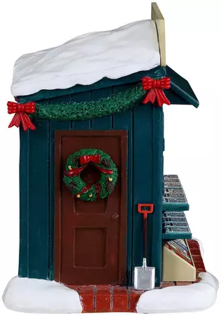 Lemax good news day verlicht kerstdorp tafereel Caddington Village 2023 - afbeelding 2