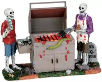 Lemax gory grillin verlichte accessoire Spooky Town 2015 - afbeelding 1