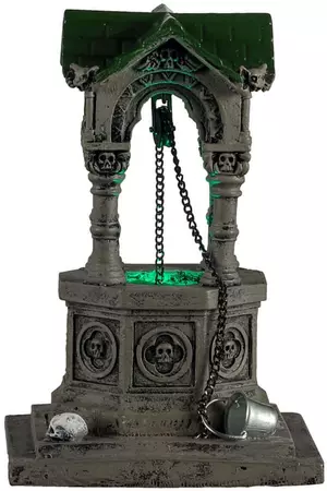 Lemax gothic well verlichte accessoire Spooky Town 2021 - afbeelding 3