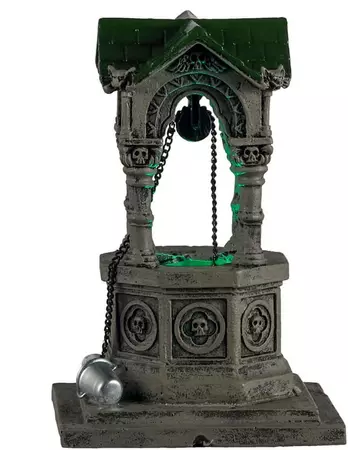 Lemax gothic well verlichte accessoire Spooky Town 2021 - afbeelding 4