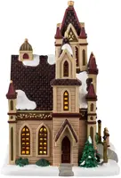 Lemax grace cathedral verlicht kersthuisje Caddington Village 2024 - afbeelding 2