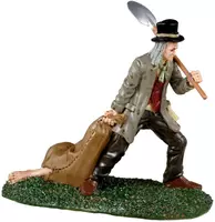 Lemax grave digger & body bag figuur Spooky Town  2023