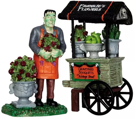 Lemax graveyard bouquets, set of 2 halloween figuur Spooky Town 2013