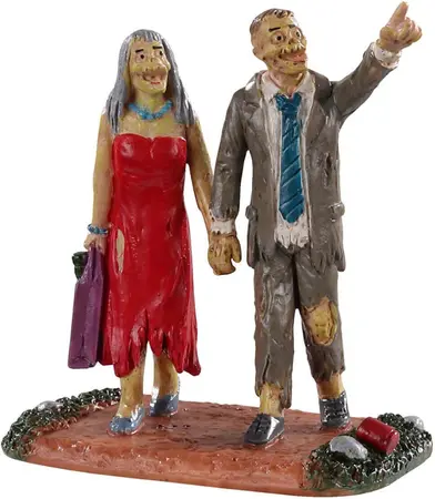 Lemax graveyard partygoers halloween figuur Spooky Town 2020