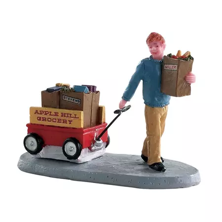 Lemax grocery delivery kerstdorp figuur type 2 2018