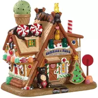 Lemax gummies & more candy store verlicht kersthuisje Sugar 'N' Spice 2019 - afbeelding 3