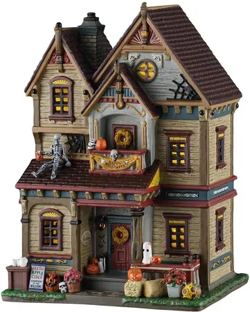 Lemax halloween at the wilsons verlicht huisje Spooky Town 2026 - afbeelding 1