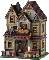 Lemax halloween at the wilsons verlicht huisje Spooky Town 2026 - afbeelding 1