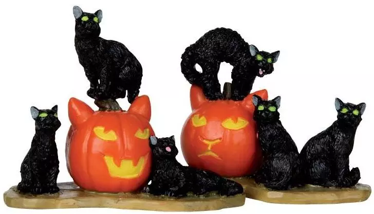 Lemax halloween cats s/2 halloween figuur Spooky Town 2011