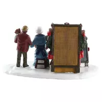Lemax handmade wreaths kerstdorp tafereel Caddington Village 2018 - afbeelding 4