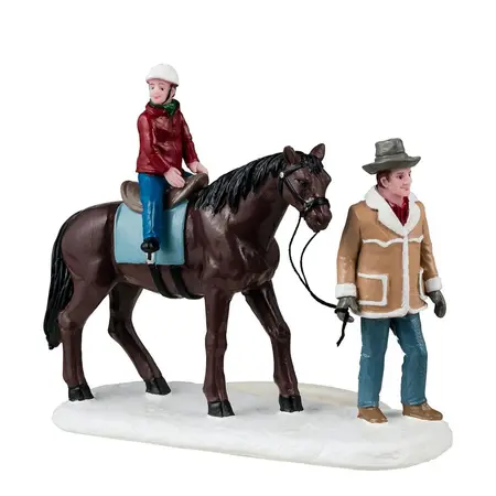 Lemax happy trails kerstdorp figuur type 4 Vail Village 2024