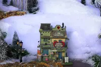 Lemax haunted attraction verlicht huisje Spooky Town 2024 - afbeelding 4