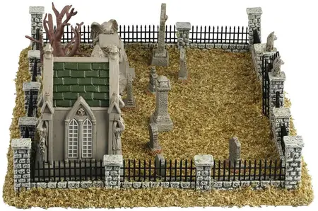 Lemax haunted souls graveyard s/14 tafereel Spooky Town 2024 - afbeelding 2