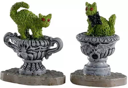 Lemax haunted topiary s/2 accessoire Spooky Town 2020 - afbeelding 1