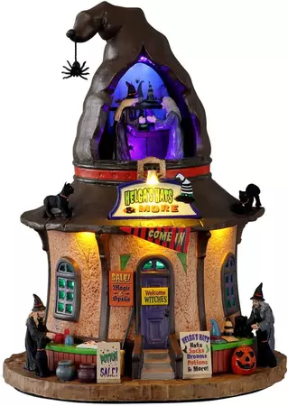 Lemax helga's hats huisje Spooky Town 2022 - afbeelding 1