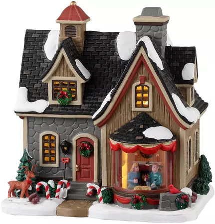 Lemax here's to the holidays verlicht kersthuisje Vail Village 2023 - afbeelding 1