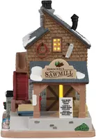 Lemax herschel's sawmill verlicht kersthuisje Vail Village 2020 - afbeelding 3