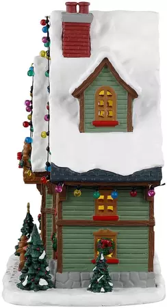 Lemax hide-away cabin kersthuisje Vail Village 2023 - afbeelding 3