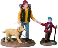 Lemax hiking buddies s/2 kerstdorp figuur type 3 Vail Village 2024