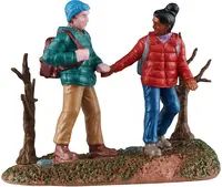 Lemax hiking couple kerstdorp figuur type 3 Vail Village 2025