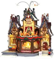 Lemax holiday hamlet christmas shoppe bewegend kersthuisje Caddington Village 2016 - afbeelding 2