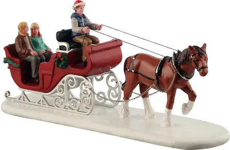 Lemax holiday sleigh ride kerstdorp tafereel 2026 - afbeelding 1