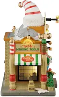 Lemax holly jolly hardware verlicht kersthuisje Santa's Wonderland 2025 - afbeelding 3