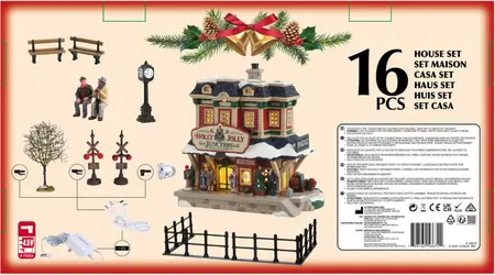 Lemax holly jolly junction set Caddington Village 2025 - afbeelding 2