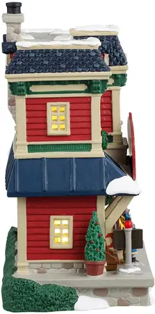 Lemax holly jolly junction verlicht kersthuisje Caddington Village 2025 - afbeelding 3