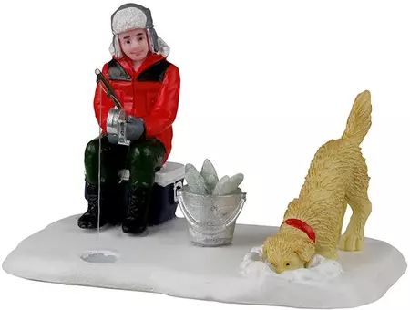 Lemax ice fishing buddies kerstdorp figuur type 3 Vail Village 2022