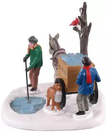 Lemax ice rakers kerstdorp tafereel Caddington Village 2020 - afbeelding 3
