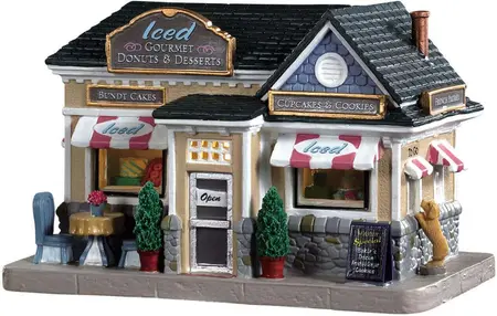 Lemax iced desserts verlicht kersthuisje Caddington Village 2019 - afbeelding 1