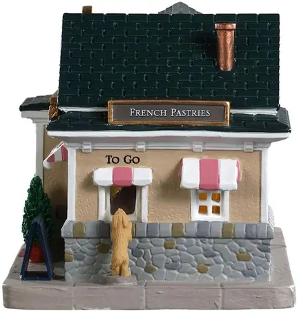 Lemax iced desserts verlicht kersthuisje Caddington Village 2019 - afbeelding 2