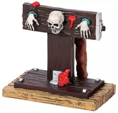 Lemax in the stocks halloween figuur Spooky Town 2009